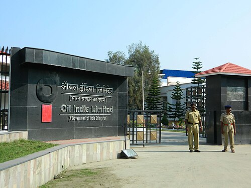 Duliajan Assam township roads greenery and Oil India area